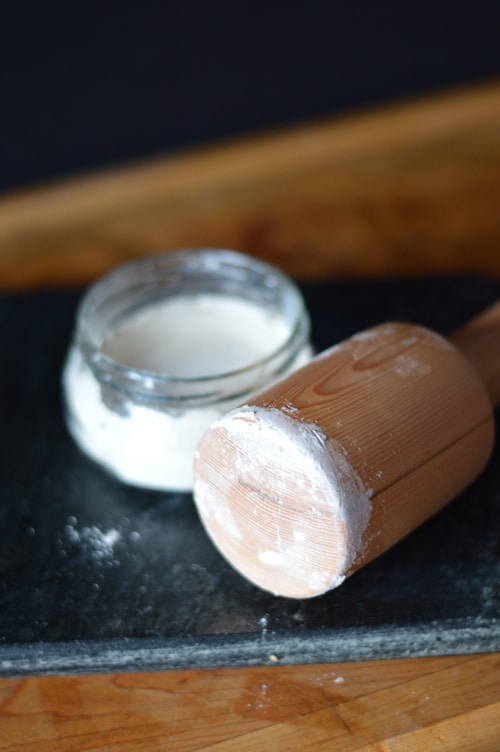 Homemade deodorant powder pounder