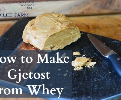 How to Make Gjetost from Whey