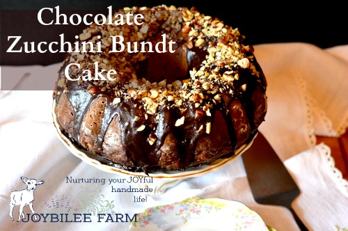 What do I do with all that zucchini? Zucchini noodles, zucchini-potato latkes, dehydrated-grated zucchini for winter soups and thicker tomato sauce, zucchini lemon bundt cake, zucchini blueberry loaf, and this family favorite chocolate zucchini cake recipe!