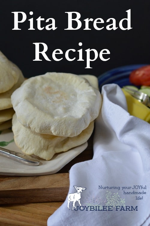 Pita bread is just the right size for a sandwich. Better than a bun, it doesn't get soggy when loaded down with tzatziki, hummus, or lamb and hot sauce. Pita bread is a must for gyros and schwarma. And it's pretty quick to make. You don't even need to wait for the bread to rise a second time before you bake it.