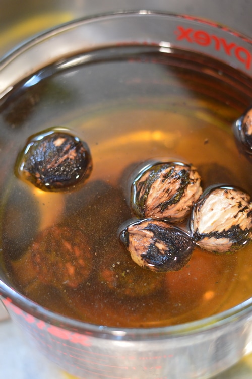 During the Chernobyl nuclear disaster the areas in the fallout zone ran out of potassium iodide and sea weed sources of iodine. They used black walnut tincture as an iodine supplement by painting people's knee skin with it. It was effective in preventing radiation poisoning of the thyroid in those treated with it.