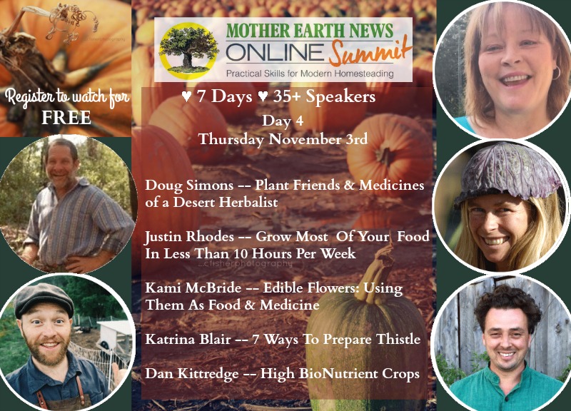 Mother Earth News Online Homestead Summit
