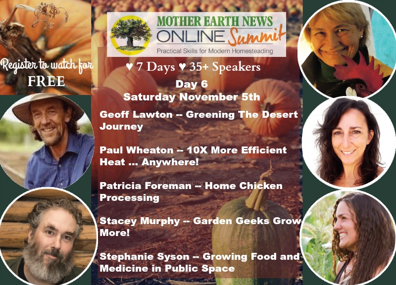 Mother Earth News Online Homestead Summit