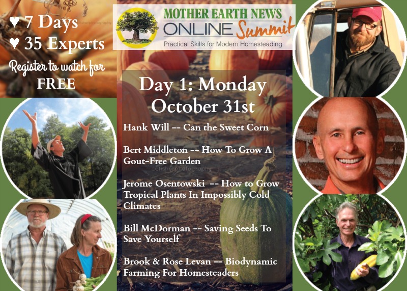 Mother Earth News Online Homestead Summit