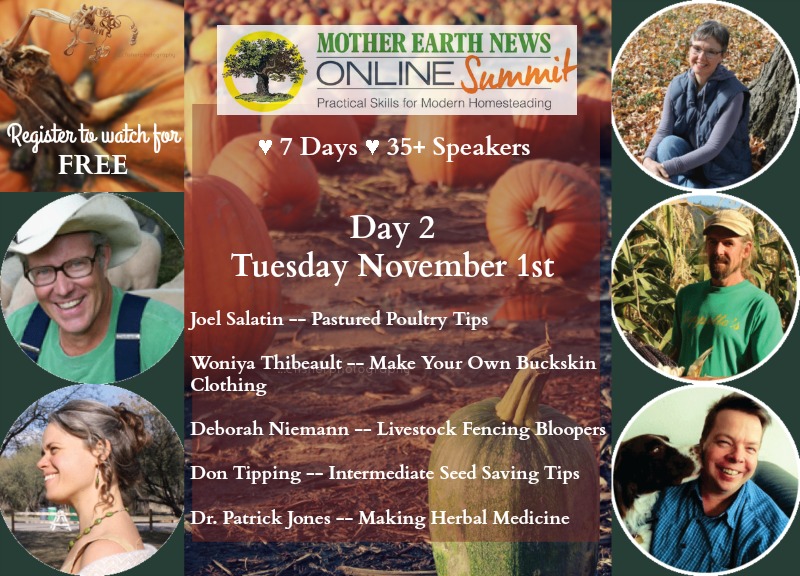 Mother Earth News Online Homestead Summit