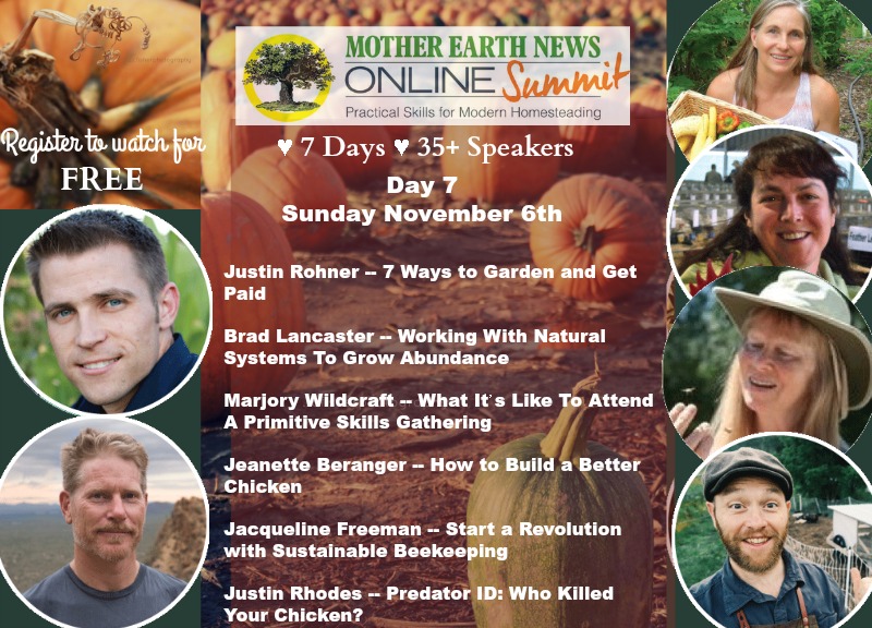 Mother Earth News Online Homestead Summit