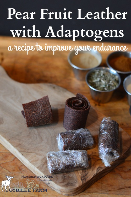 pear fruit leather