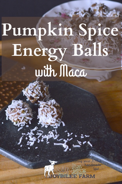These pumpkin spice energy balls are made without added sweetening. They have just a hint of sweetness to curb your cravings, while satisfying the need for a pick-me-up in the afternoon slump. Make them in just 15 minutes. They taste better if you chill them before eating them.