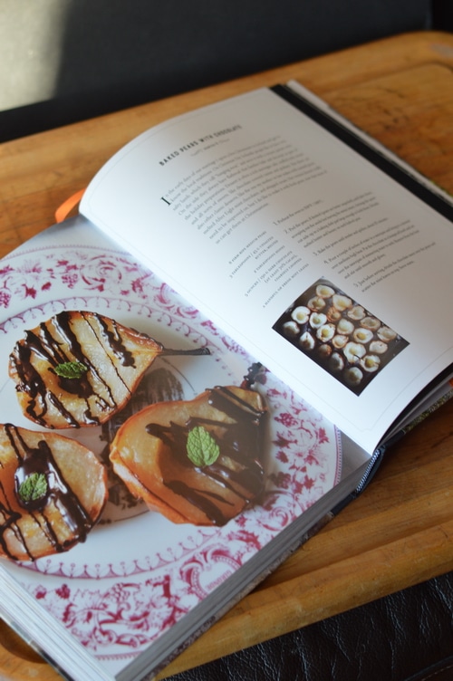 Winter pears retain their firmness even when cooked. Baking concentrates the sugars and creates a light, sweet dessert that’s worthy of the best dining venue, yet simple enough for weeknight meals. Just pop the baking dish in the oven, with the prepared pears, and this will be ready when dinner is served.