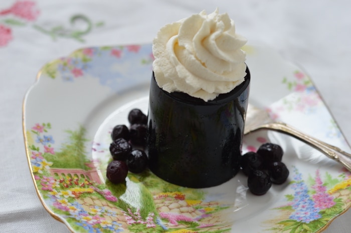 But don’t save this elderberry dessert just for the sick room. Serve this elderberry dessert up often. It’s easy to make, kid pleasing, and pretty enough for company. This recipe uses dried elderberries, but if you have frozen or fresh elderberries or even elderberry juice you can use those instead of making an elderberry decoction. Simply substitute 2 cups of elderberry juice for the dried elderberries and 3 cups of water.