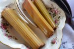 Fermented rhubarb pickles are ready in 5 to 7 days. Leave them for a month and the flavours will merge into a tart-sweet delight. They’ll keep in the fridge for a year, so go ahead and make a few jars while the rhubarb is at its peak of ripeness.