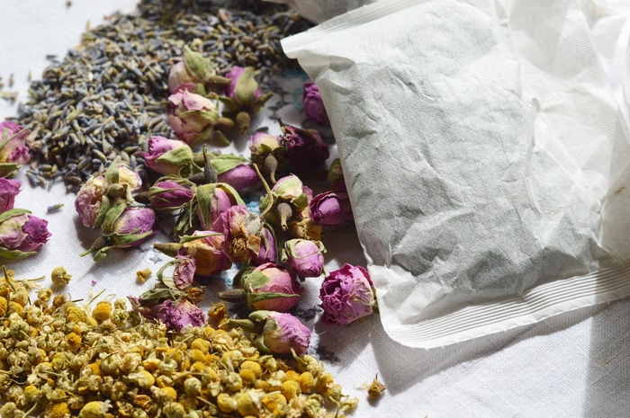 Herbal bath tea soothes and cools summer skin rashes, bites, and minor sun burns, while it calms and relaxes. You can make it in minutes from the herbs in your garden. This DIY herbal bath tea project makes a lovely and unique gift for those who could use a little spa time in their hectic schedule. Bring the healing power of herbs to your bathing rituals.
