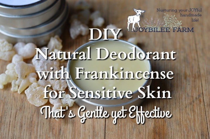 You can make DIY natural deodorant in just 15 minutes and have a gentle and safe solution for body odor and sweat. Frankincense is anti-inflammatory, antibacterial, and antifungal, while being gentle on the skin. It is a first rate essential oil to use near the breasts and lymph nodes with recognized anti-tumor and lymphatic benefits.