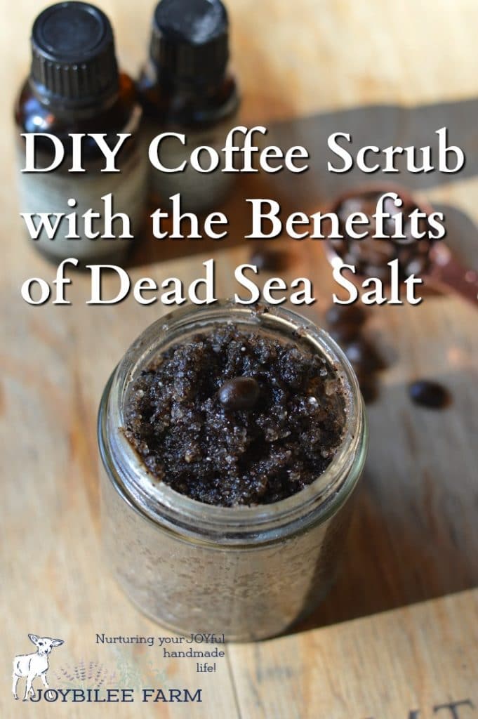 This DIY coffee scrub is rich in minerals, exfoliating and helps to smooth cellulite, soothe varicose veins, and brighten and tighten aging skin.