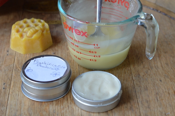 You can make DIY natural deodorant in just 15 minutes and have a gentle and safe solution for body odor and sweat. Frankincense is anti-inflammatory, antibacterial, and antifungal, while being gentle on the skin. It is a first rate essential oil to use near the breasts and lymph nodes with recognized anti-tumor and lymphatic benefits.