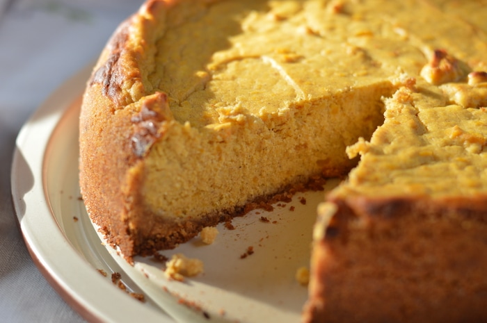 Gluten-free pumpkin cheesecake