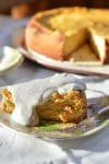 Gluten free pumpkin cheese cake can be made ahead and kept up to three days in the fridge, ready for the big day.