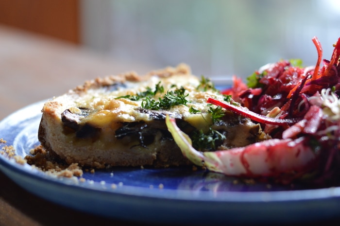 This gluten-free quiche recipe, along with the any of the 7 variations, can be ready in 30 minutes. It serves 8 so you can make it ahead for a week of lunches or serve to your family for dinner.