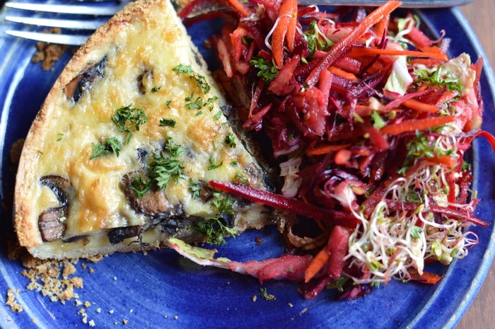 This gluten-free quiche recipe, along with the any of the 7 variations, can be ready in 30 minutes. It serves 8 so you can make it ahead for a week of lunches or serve to your family for dinner.