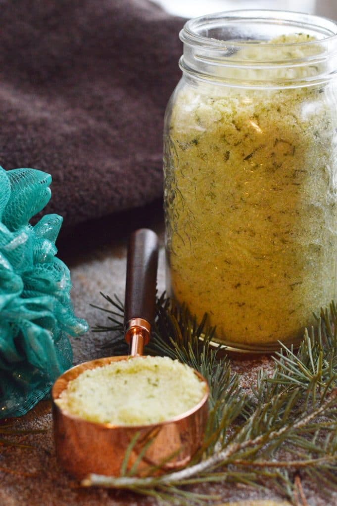 This detox bath salts recipe, made with foraged Douglas fir needles, is rich in health boosting actions to relieve pain, sooth inflammation, and get you feeling better faster. Make some now to have on hand when you need it during cold and flu season.