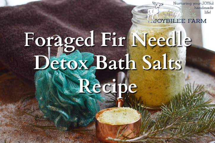 This detox bath salts recipe, made with foraged Douglas fir needles, is rich in health boosting actions to relieve pain, sooth inflammation, and get you feeling better faster. Make some now to have on hand when you need it during cold and flu season.