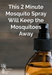 This 2 Minute Mosquito Spray Will Keep the Mosquitoes Away