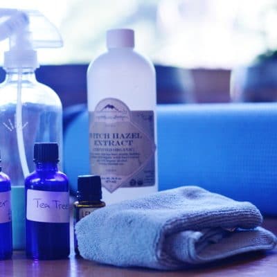 Easy DIY Yoga Mat Spray to Keep Your Exercise Mat Fresh and Disinfected
