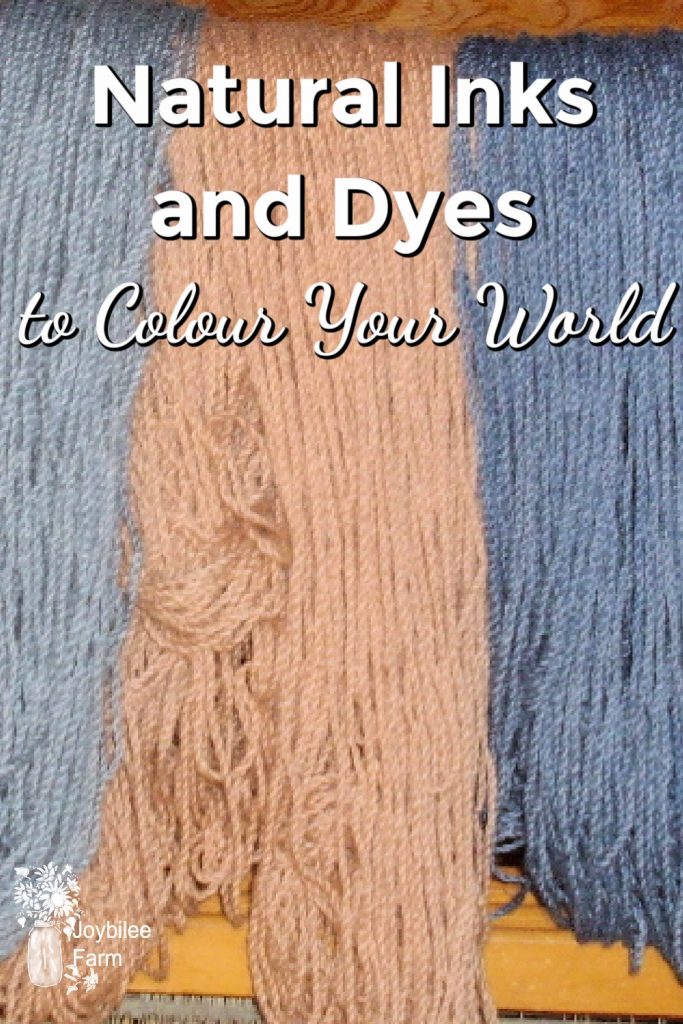 natural inks and dyes