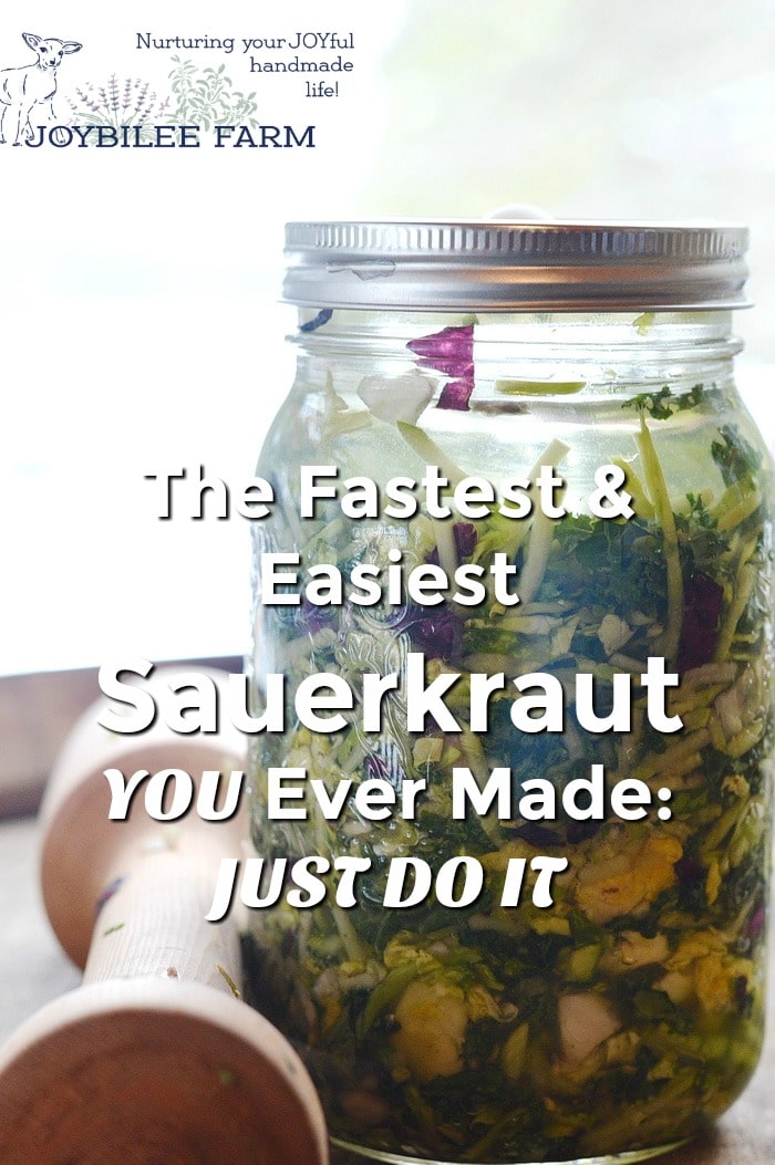 Small batch sauerkraut