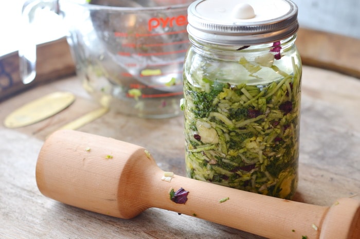 Small batch sauerkraut
