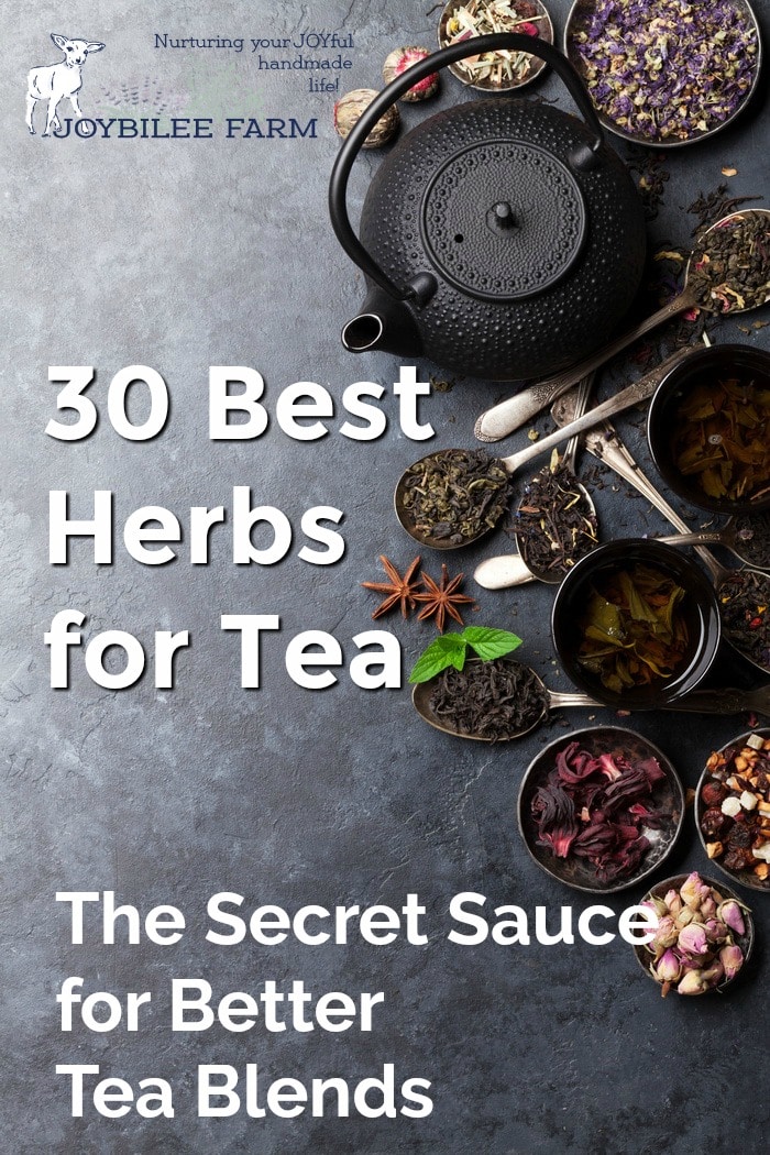 30 herbs for the best tea blends