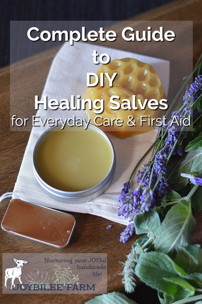healing Salves by fresh lavender and other herbs