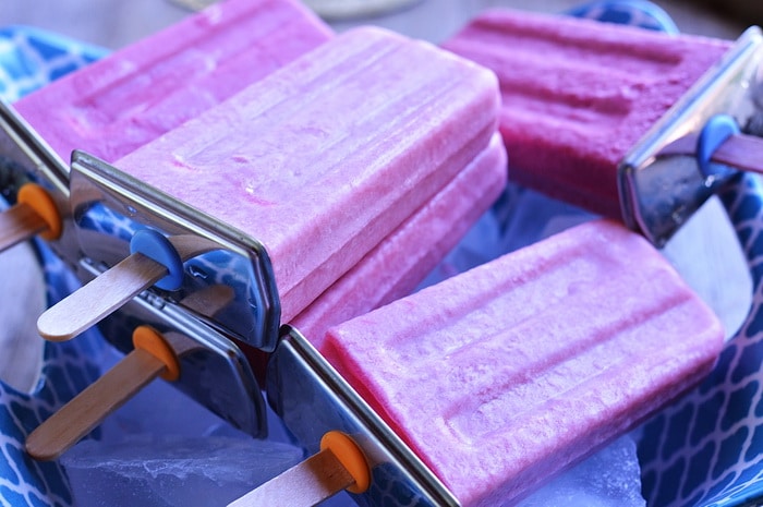 rhubarb popsicles