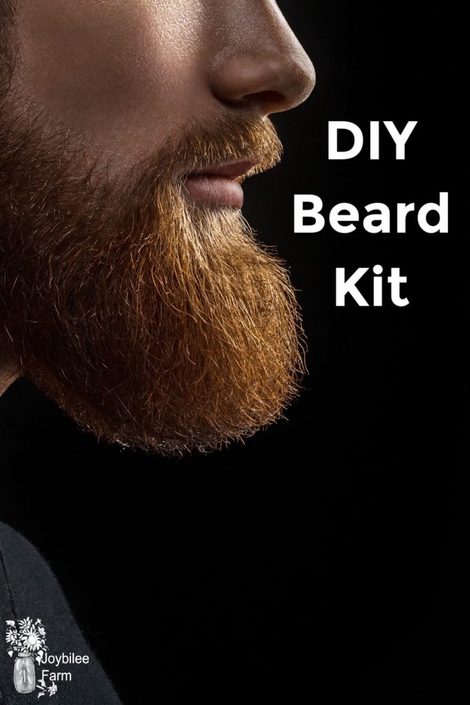 Profile shot of a man's beard