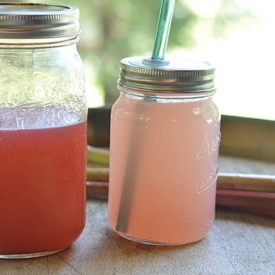 Rhubarb Shrub to Re-Energize You When Summer Fatigue Hits