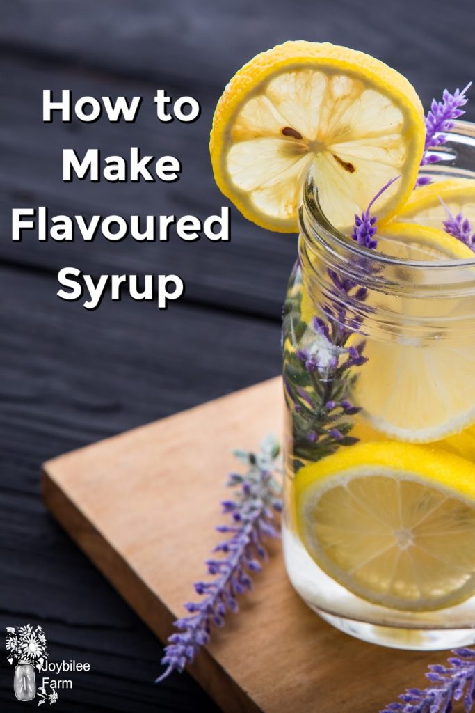 Water with lemons and lavender