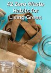 A brown resuseable bag and glass containers.