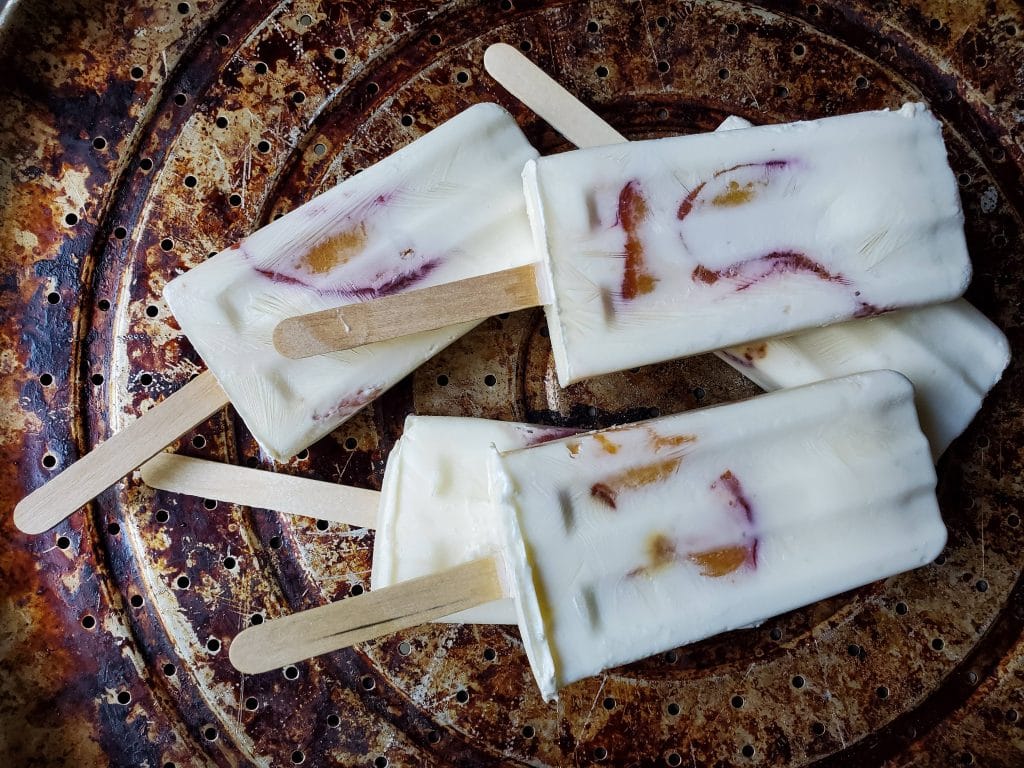 peaches and cream popsicle
