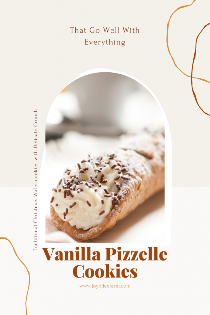 Cannoli filled with cream and chocolate sprinkles