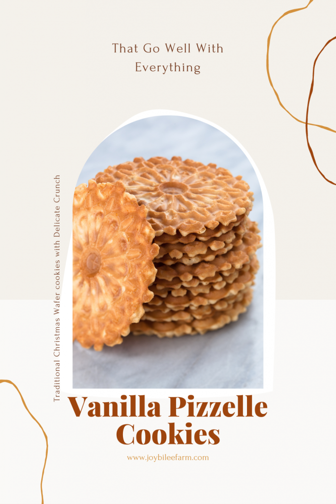 Pizzelle cookies