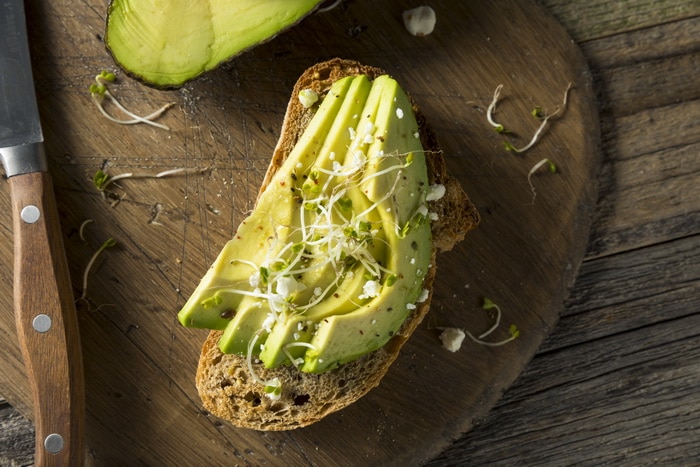 Avocado on rye