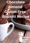 gluten-free biscotti recipe chocolate biscotti in a mug