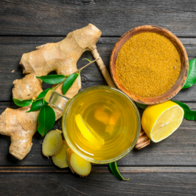 Easy Lemon Ginger Turmeric Tea for Comfort