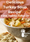 turkey soup in a bowl, homemade turkey soup recipe