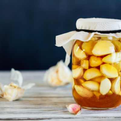 Easy Fermented Honey Garlic